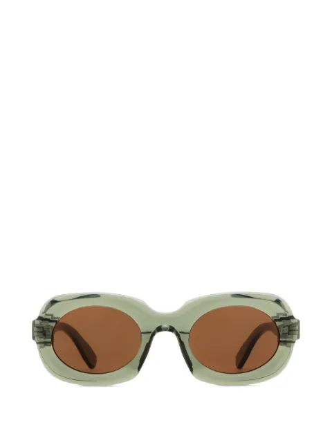 AUDE HEROUARD Lou oval-frame sunglasses