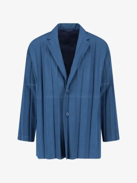 Issey Miyake blazer à design côtelé