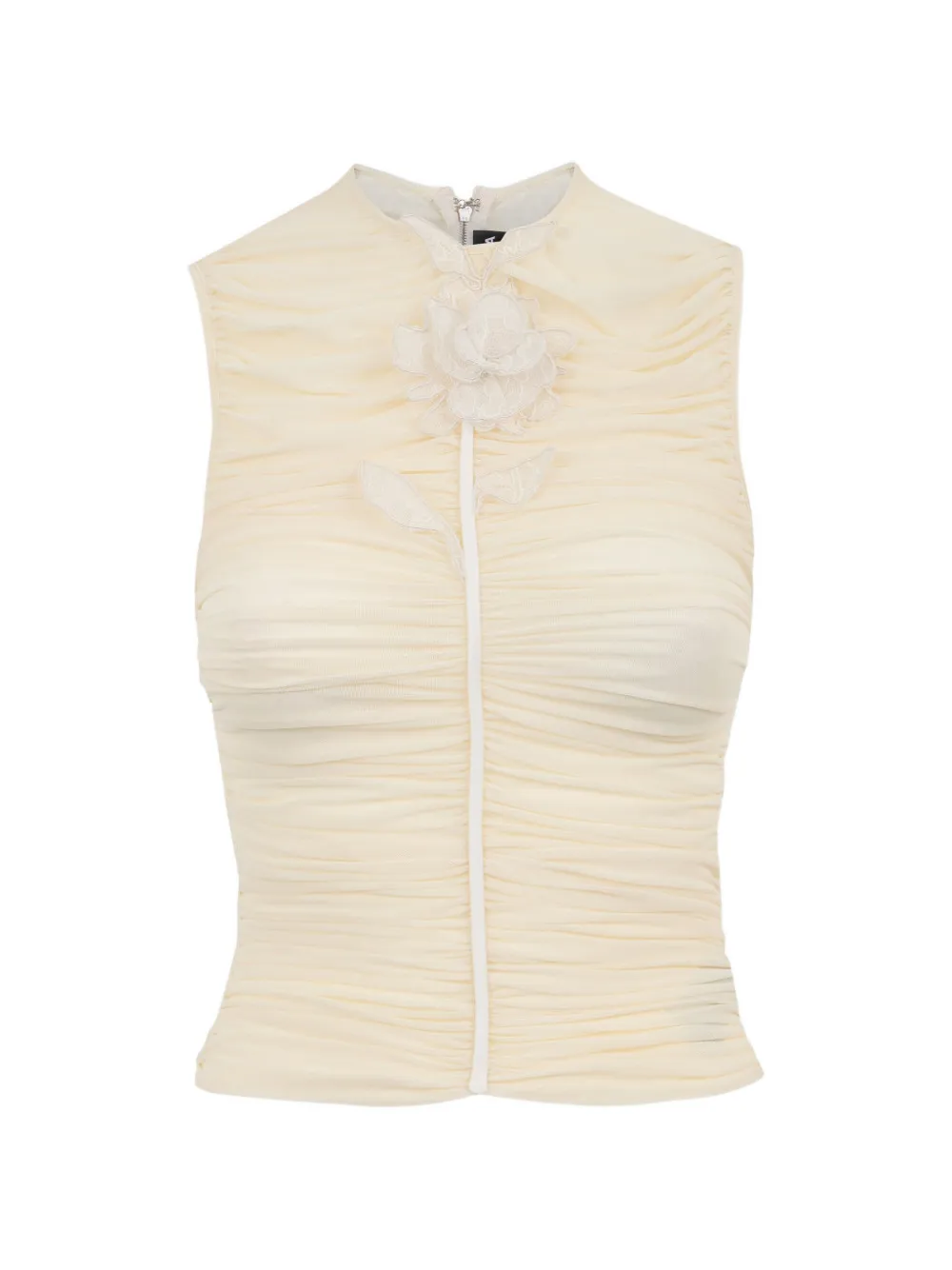 David Koma Top con ruches - Toni neutri