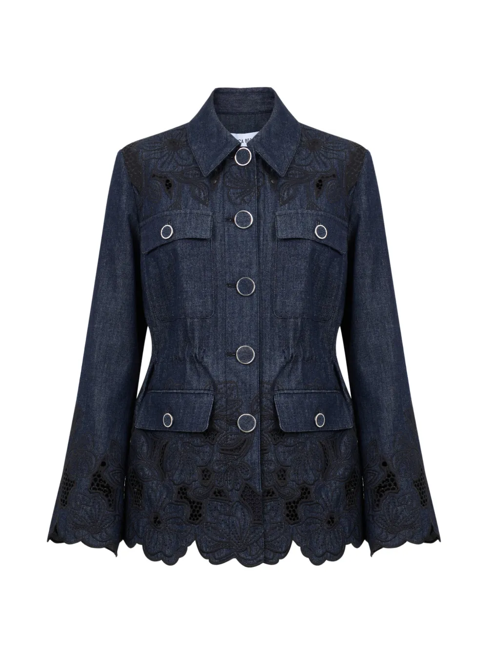 Veronica Beard Kiki button-fastening jacket - Blu