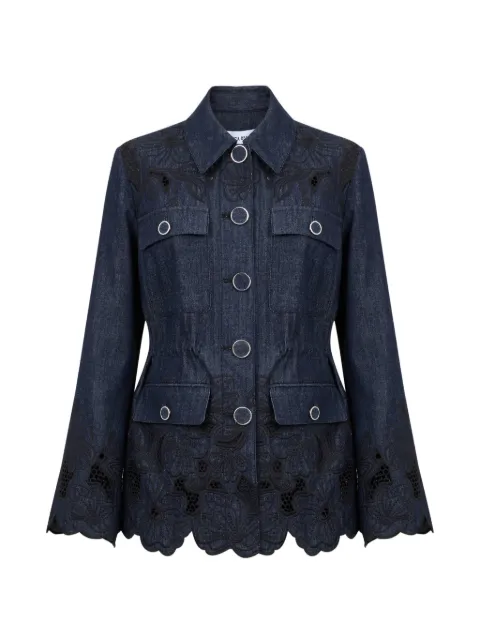 Veronica Beard Kiki jakke med knaplukning