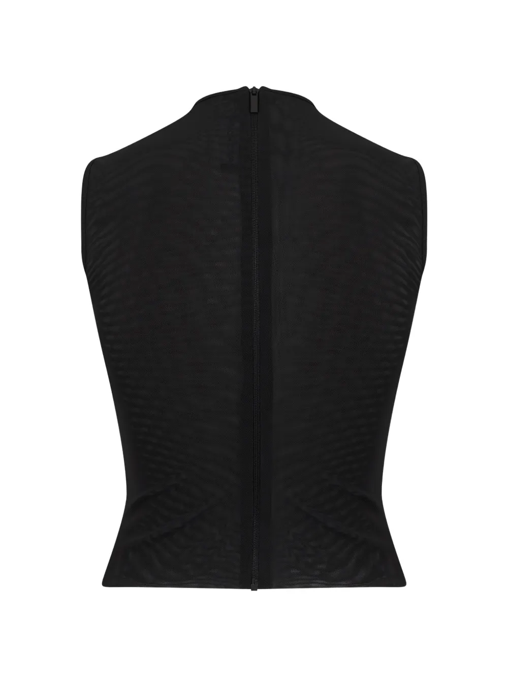  David Koma Lace-rose Ruched Top - Black 
