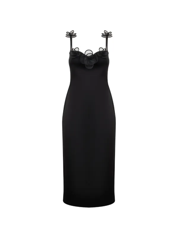 black mini latex dress Sexy Solid Color Strapless Bodycon Party DO NOT WEAR IF Nibber Elegant Flower Embroidery Waist:W-31 AUG25SALE