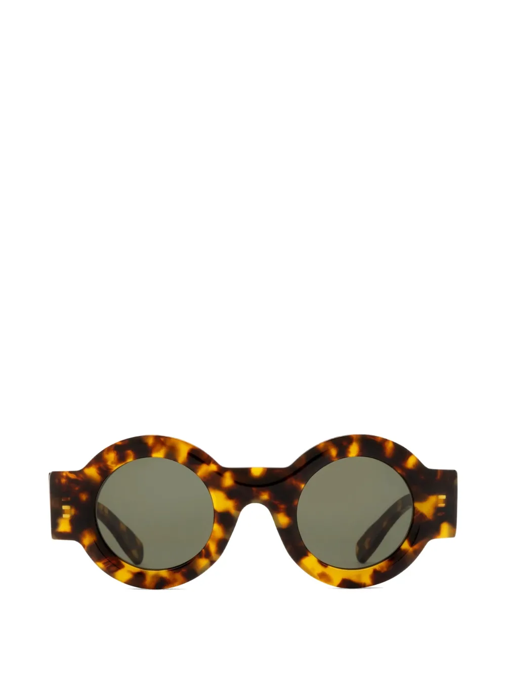 AUDE HEROUARD Jeannie round-frame sunglasses - Marrone