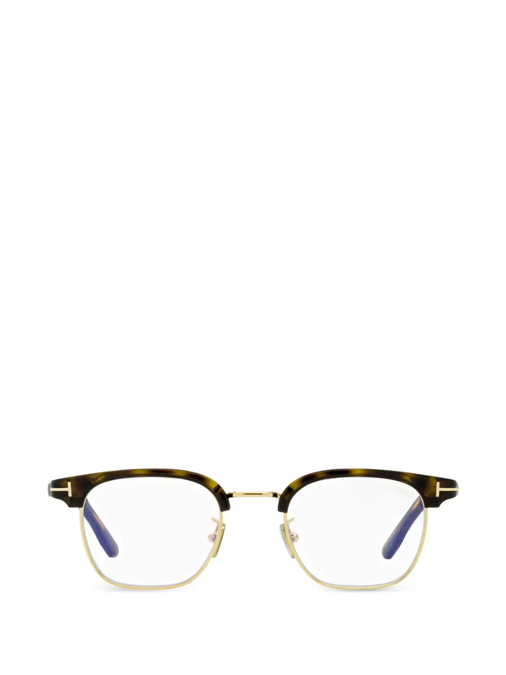 TOM FORD Eyewear FT5932-D-B browline glasses - Marrone