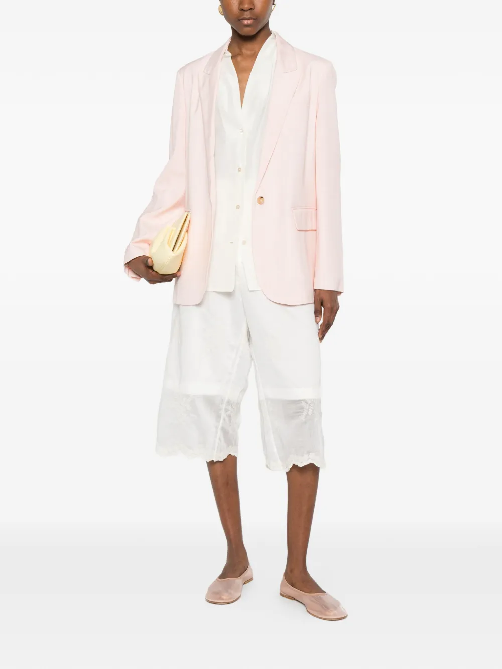 Forte Forte Blazer Con Botones - Rosa 