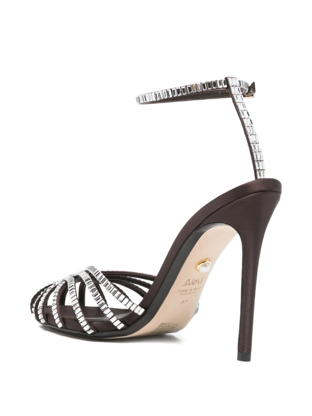 Alevì Penelope embellished-strap sandals Bruin