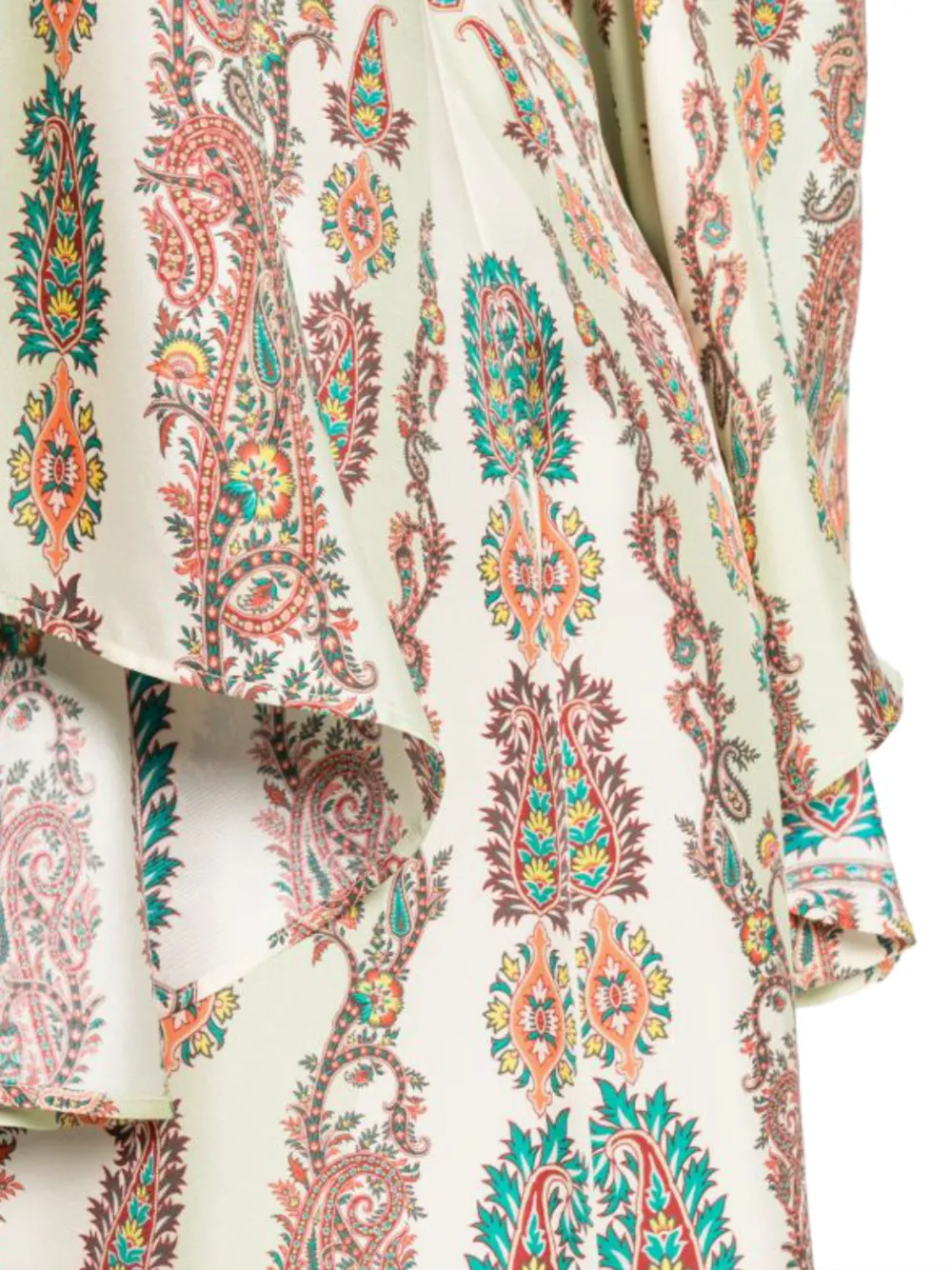 paisley-print dress