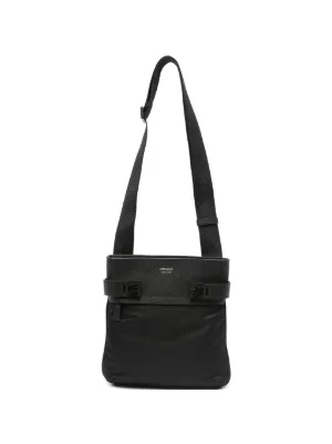 Montblanc ロゴプレート メッセンジャーバッグ | ブラック | FARFETCH JP