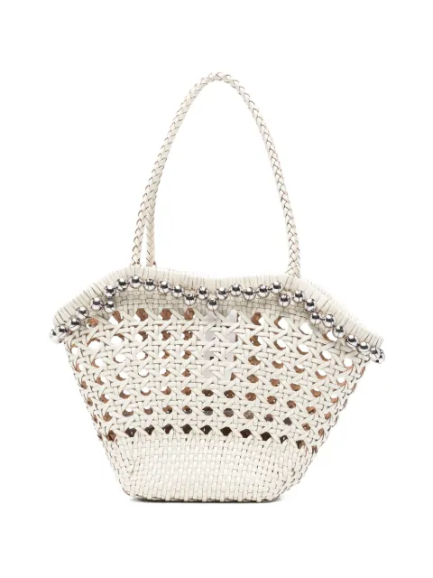 Osoi Lip woven beaded shoulder bag