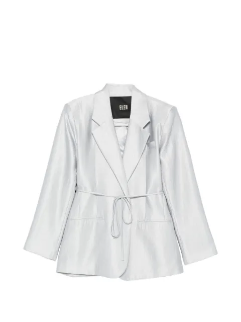 Eleh tie-belt blazer
