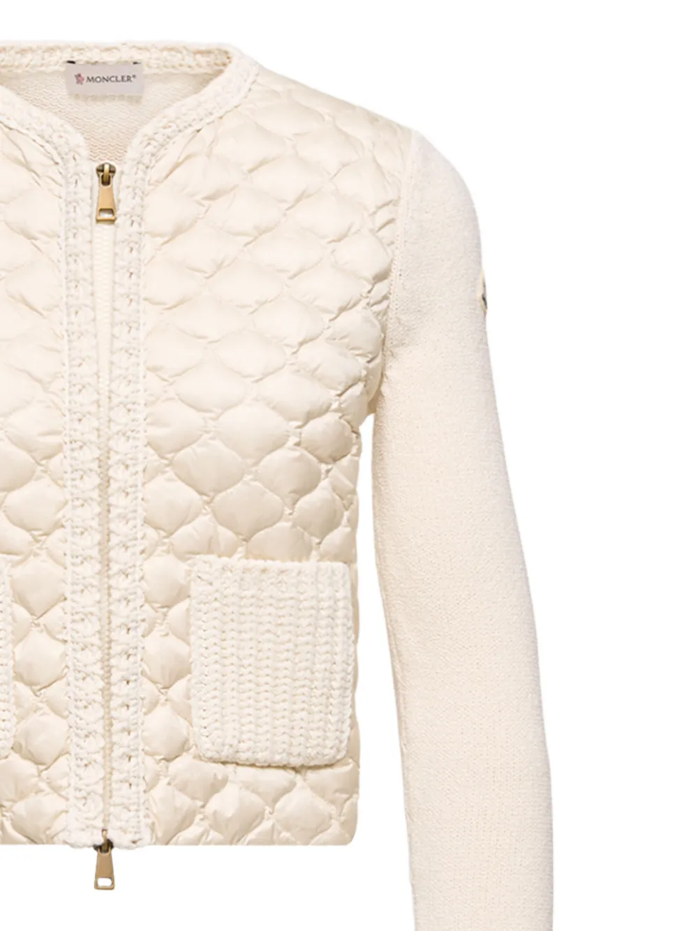 quilted cardigan