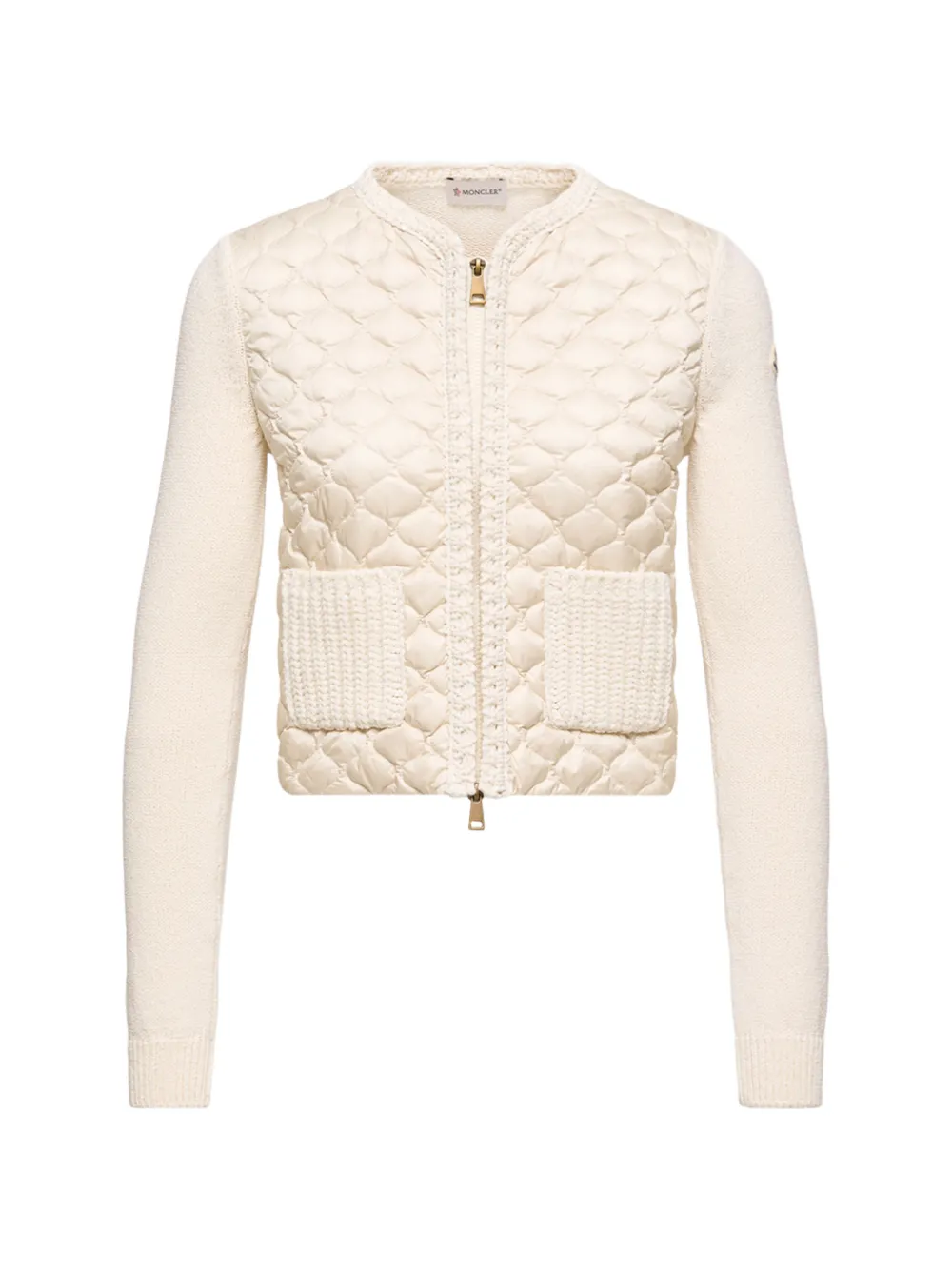 quilted cardigan