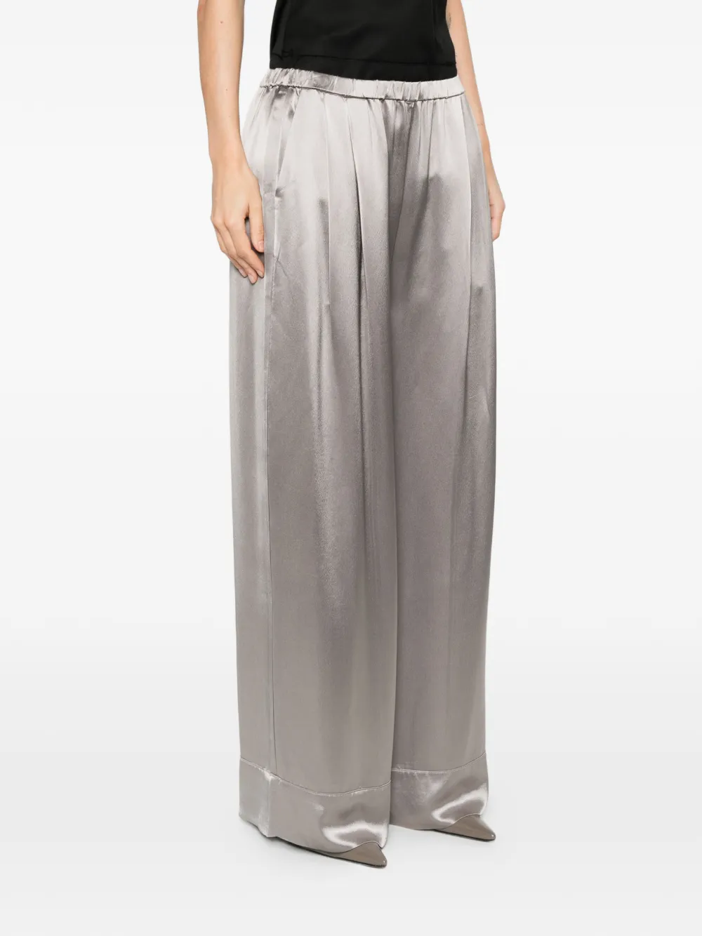  Eleh Pleated Trousers - Grey 