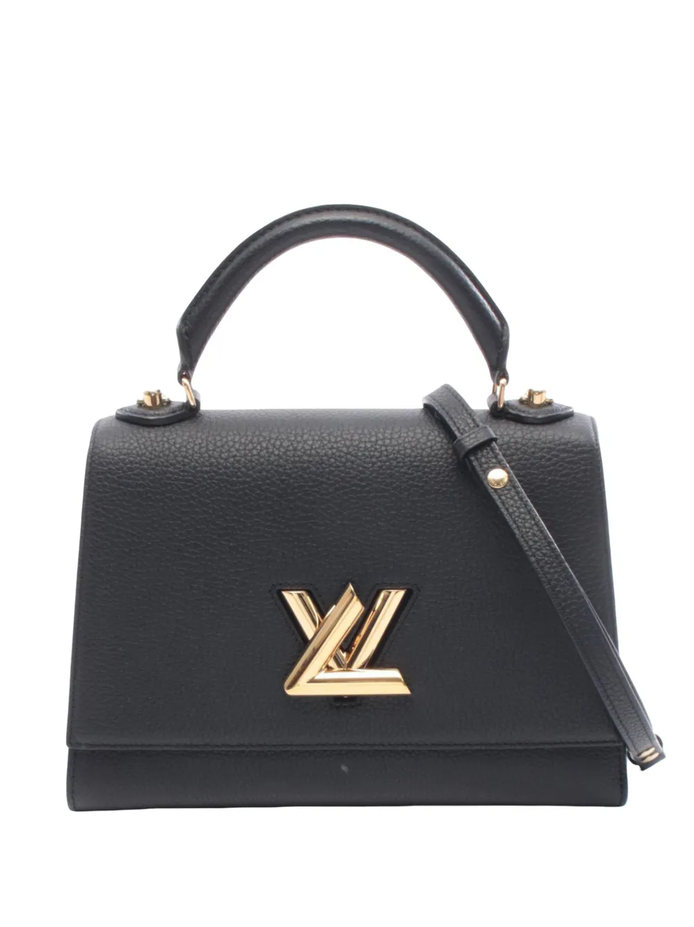 Louis Vuitton Pre-Owned 2020 Taurillon Twist One Handle MM satchel - Nero