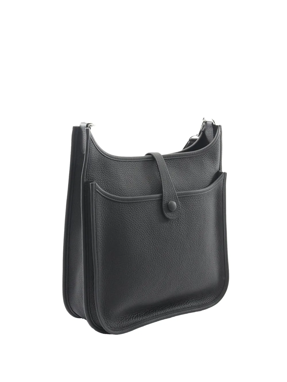 Hermès Pre-owned 2020 Clemence Evelyne III PM Crossbody Bag in Black, view 3