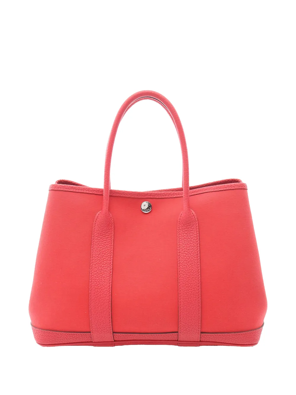 Hermès Pre-Owned 2018 Toile and Negonda Garden Party 30 tote bag - Rosso