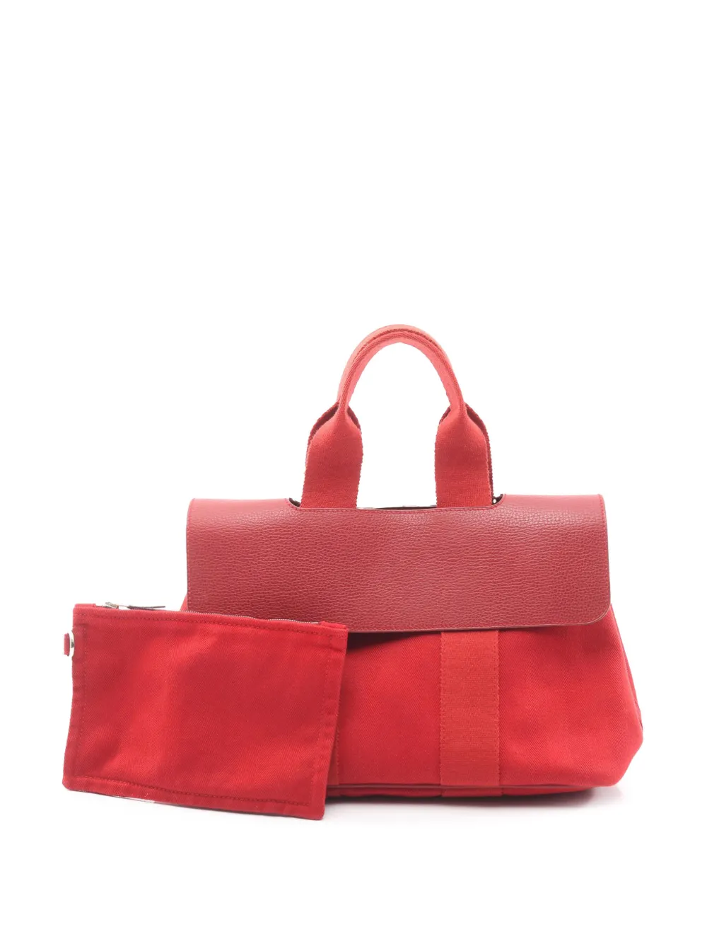 Hermès Pre-Owned 2006 Toile and Vache Valparaiso PM handbag - Rosso