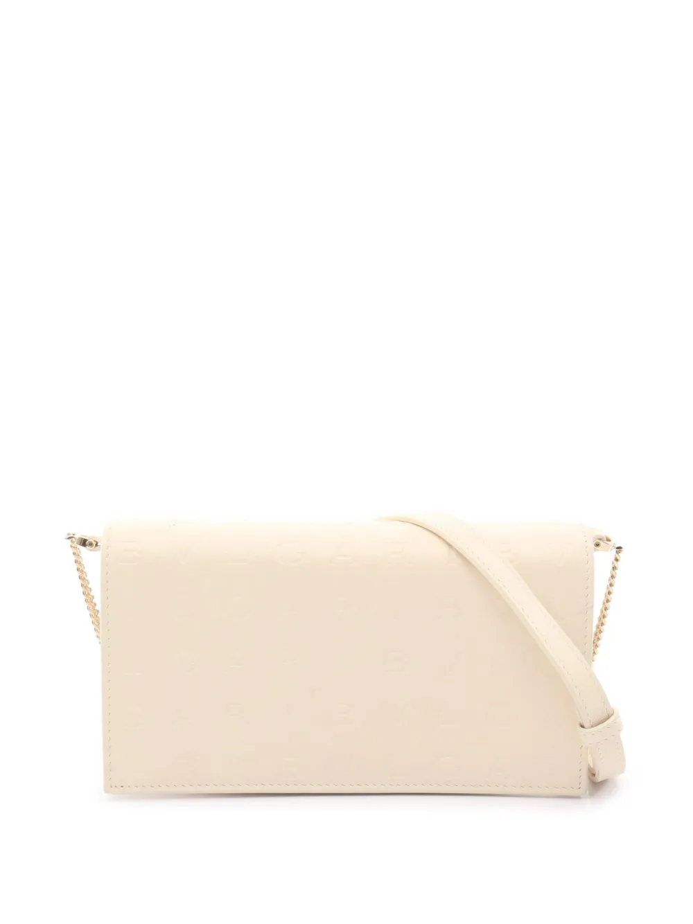 Bvlgari Pre-Owned 2010-2026 Calfskin Infinitum Chain Wallet crossbody bag - Marrone