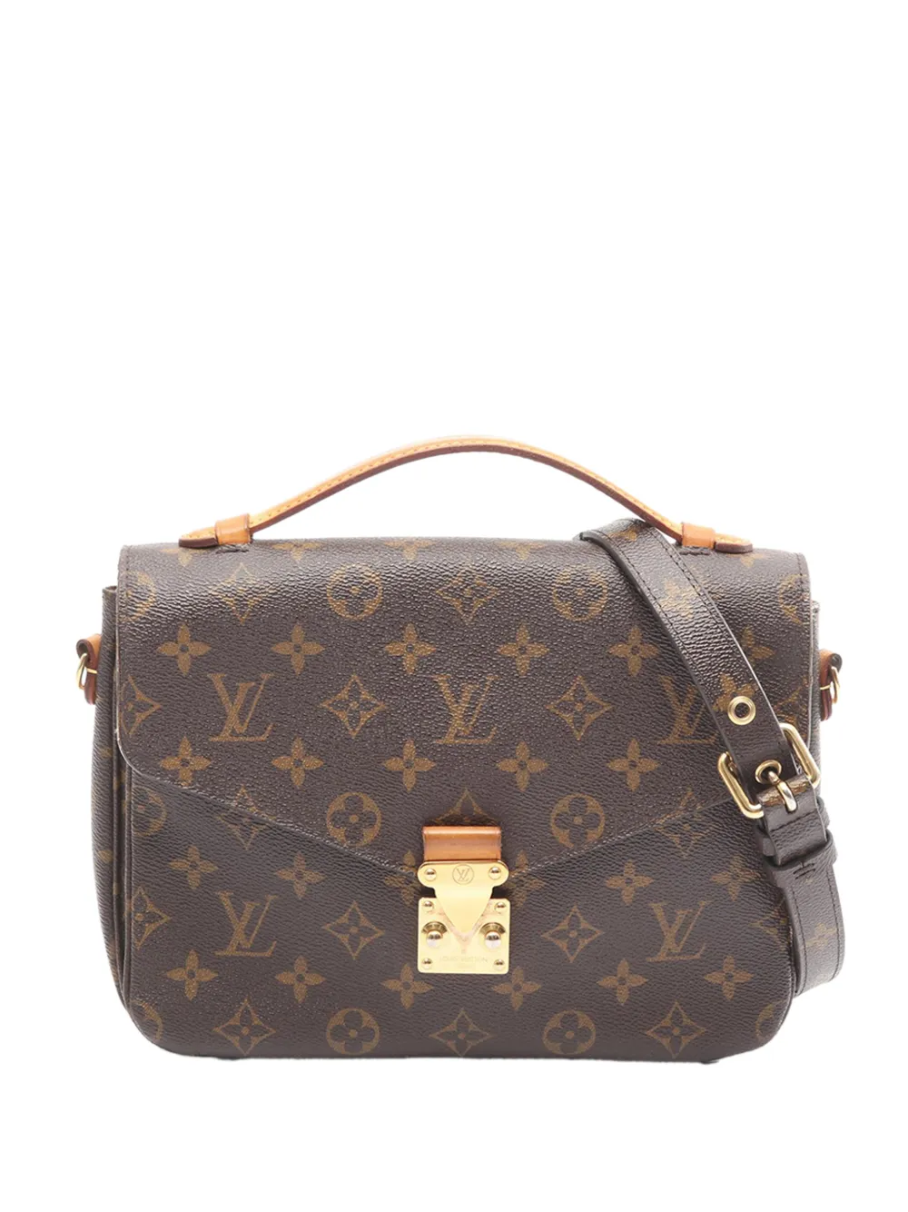 Louis Vuitton Pre-Owned 2016 Monogram Pochette Metis satchel - Marrone