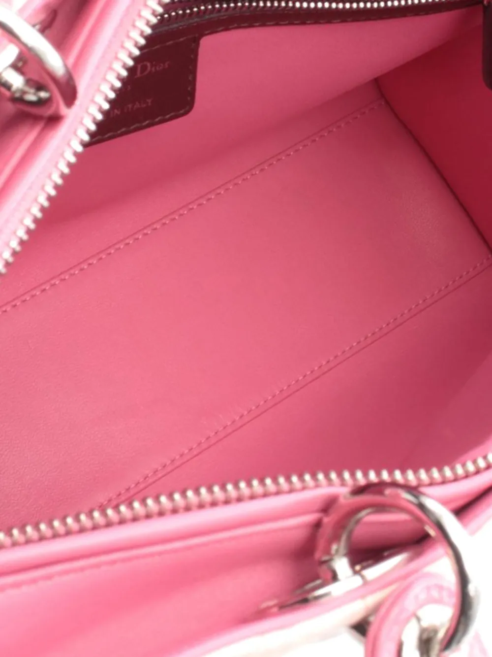 2010-2026 Large Lambskin Cannage Lady Dior Satchel