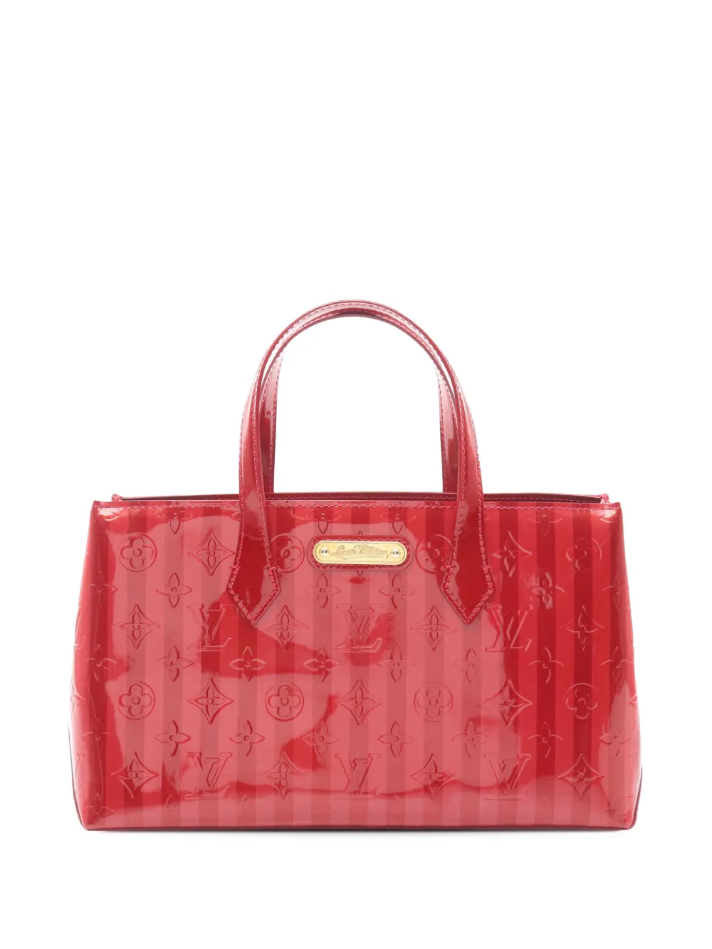 Louis Vuitton Pre-Owned 2011 Monogram Vernis Wilshire PM handbag - Rosso
