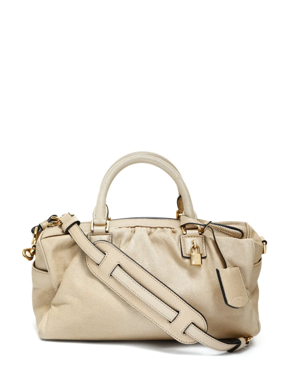 Loewe Pre-Owned 2000-2010s Boston leather tote bag - Toni neutri