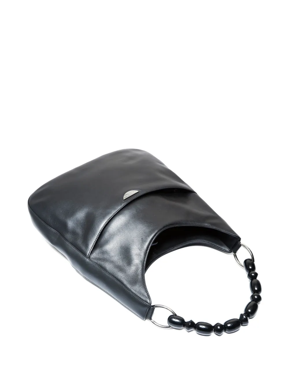 1999 Maris Beaded Leather Shoulder Bag