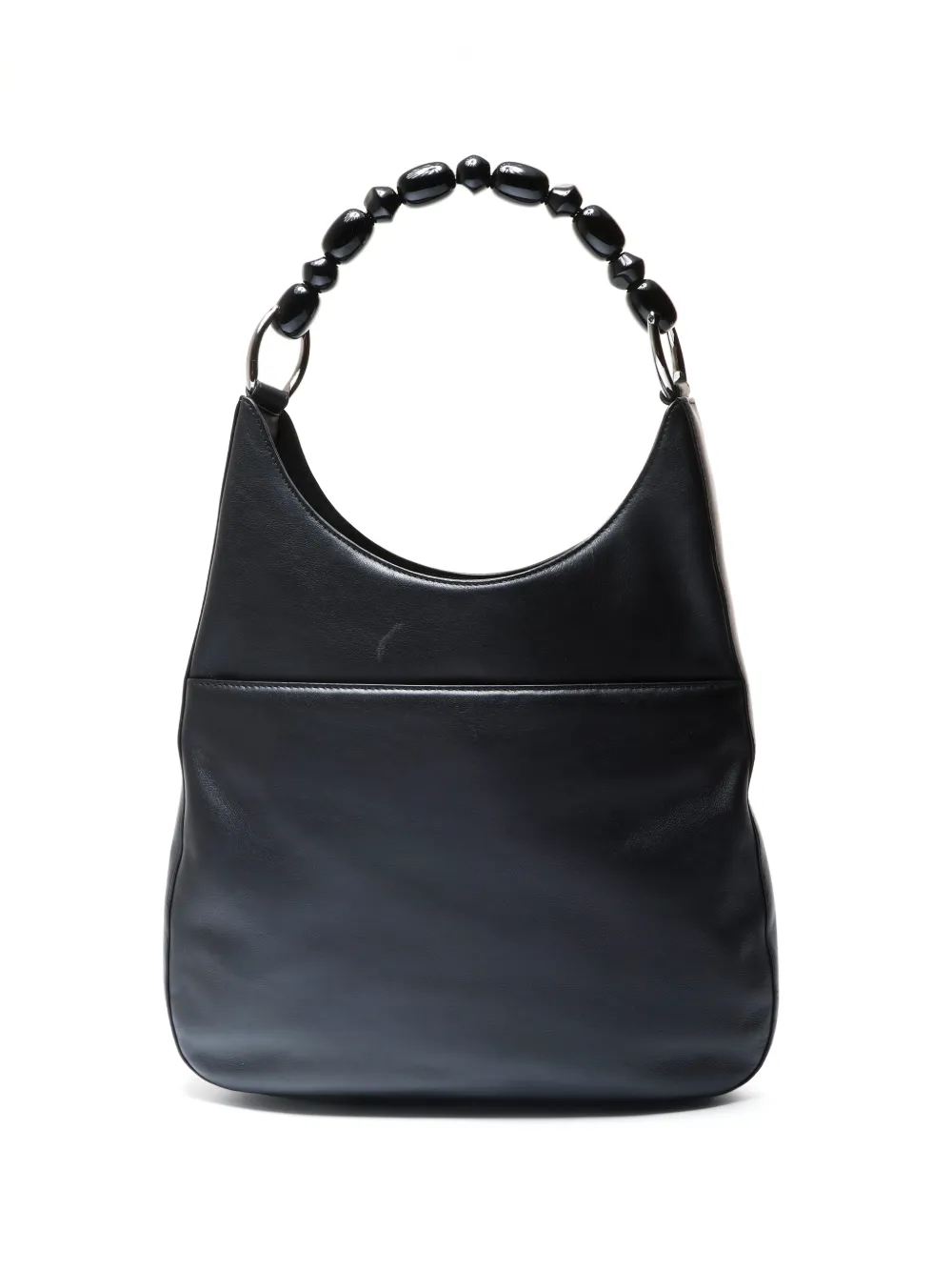 1999 Maris Beaded Leather Shoulder Bag