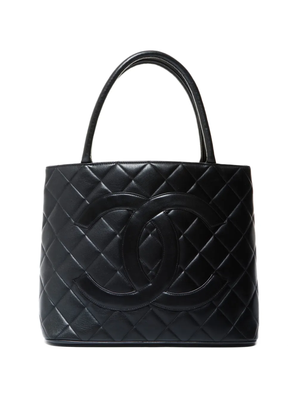 CHANEL Pre-Owned 1991-1994 Medallion quilted tote bag - Nero