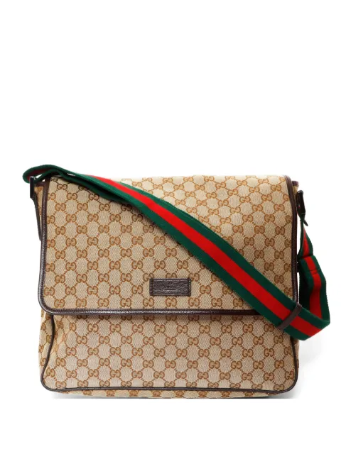 Gucci Pre-Owned 2000's 셰리 GG 캔버스 숄더 백