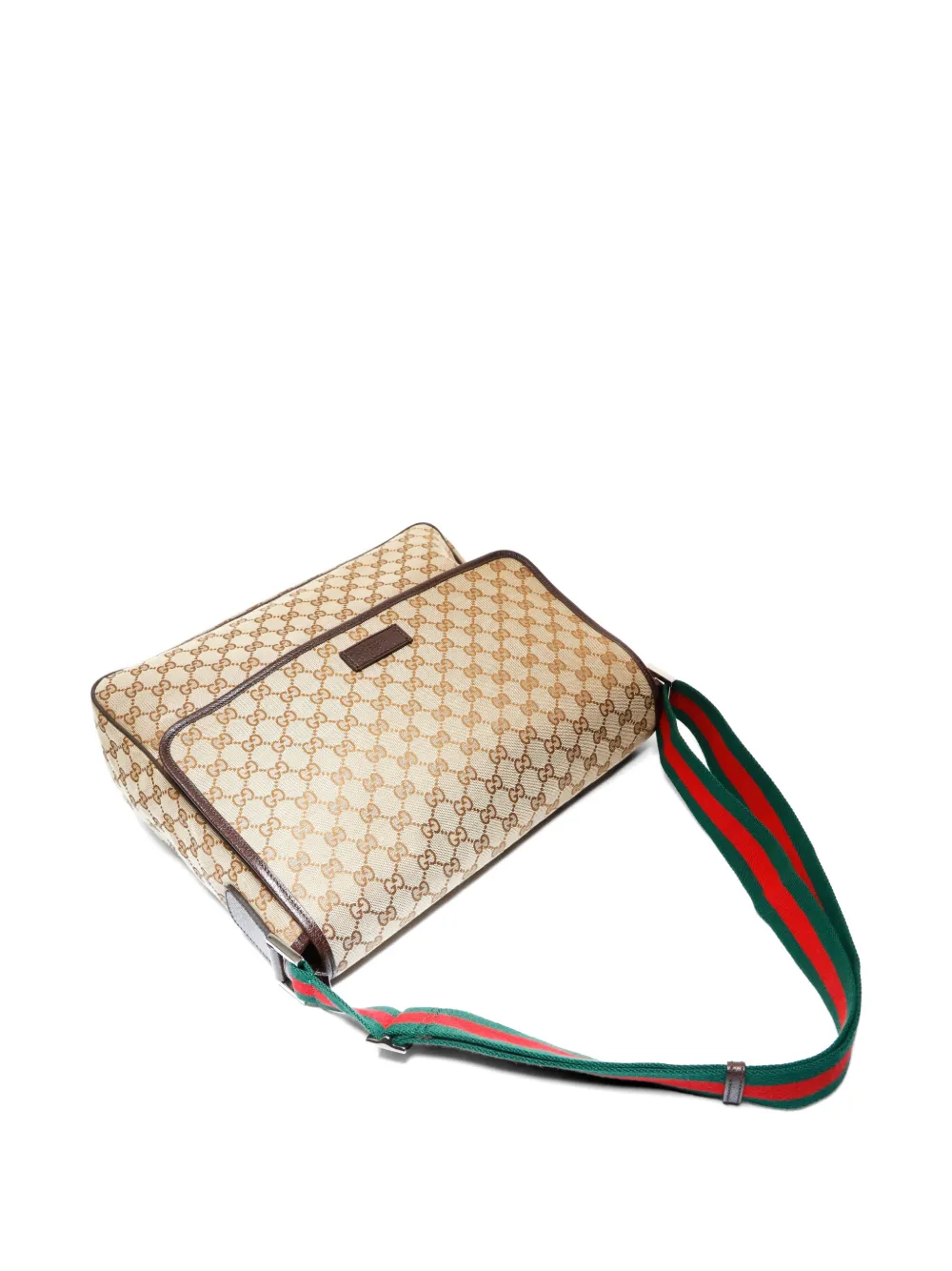 2000s Sherry Gg Canvas Shoulder Bag