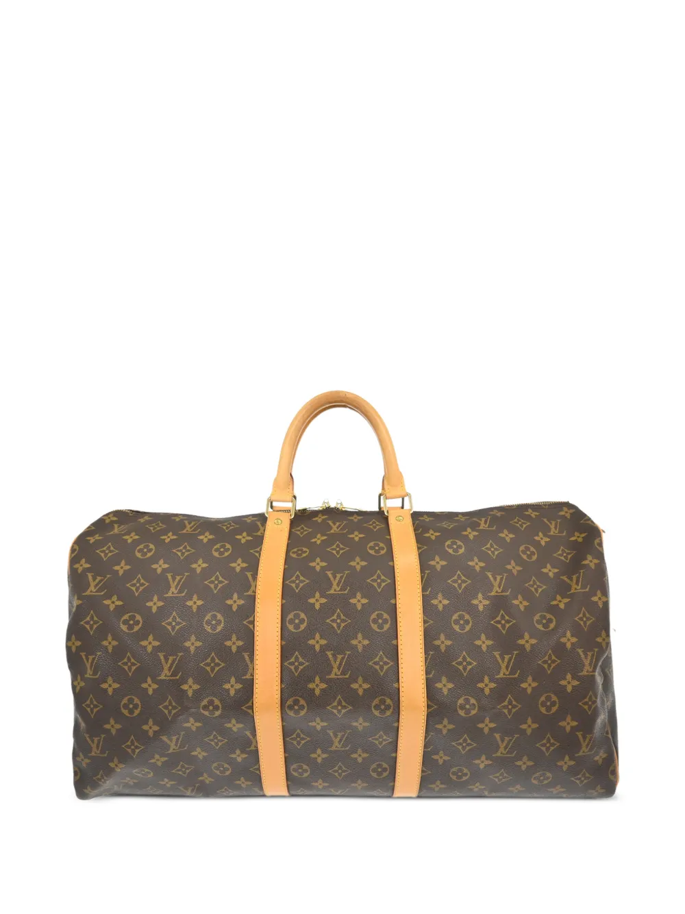 Louis Vuitton Pre-Owned 1999 55 Keepall monogram-pattern holdall - Marrone