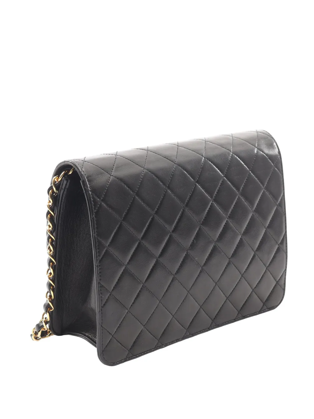 1994-1996 Cc Quilted Lambskin Single Flap Shoulder Bag