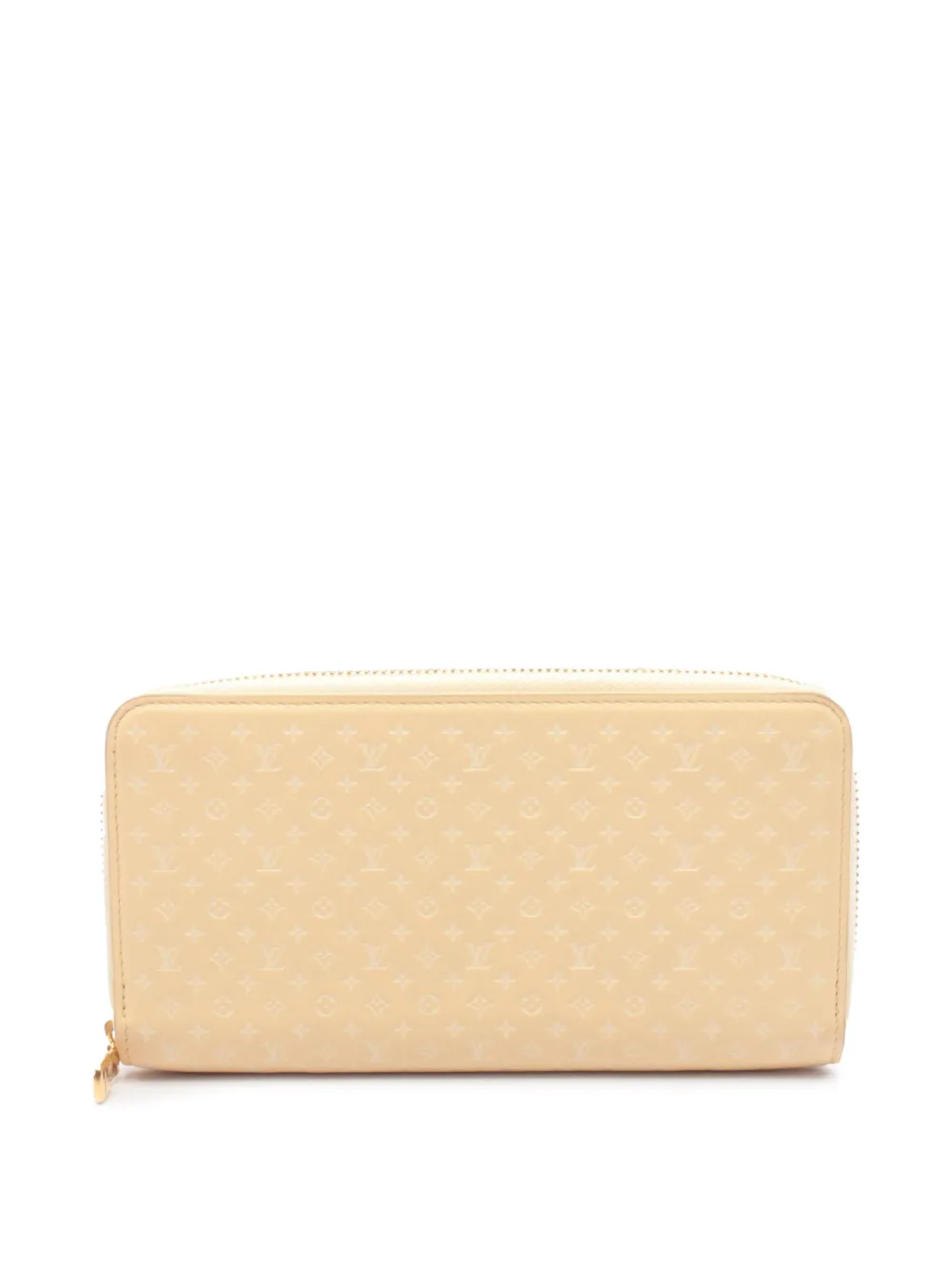 Louis Vuitton Pre-Owned 2010-2026 Leather Monogram Zippy Wallet long wallets - Giallo
