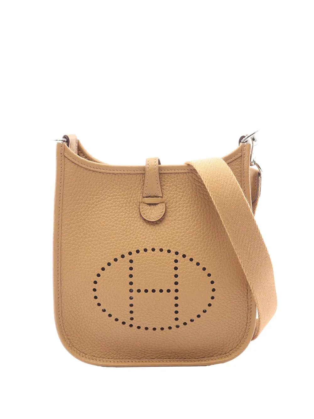 Hermès Pre-Owned 2025 Clemence Evelyne TPM crossbody bag - Marrone