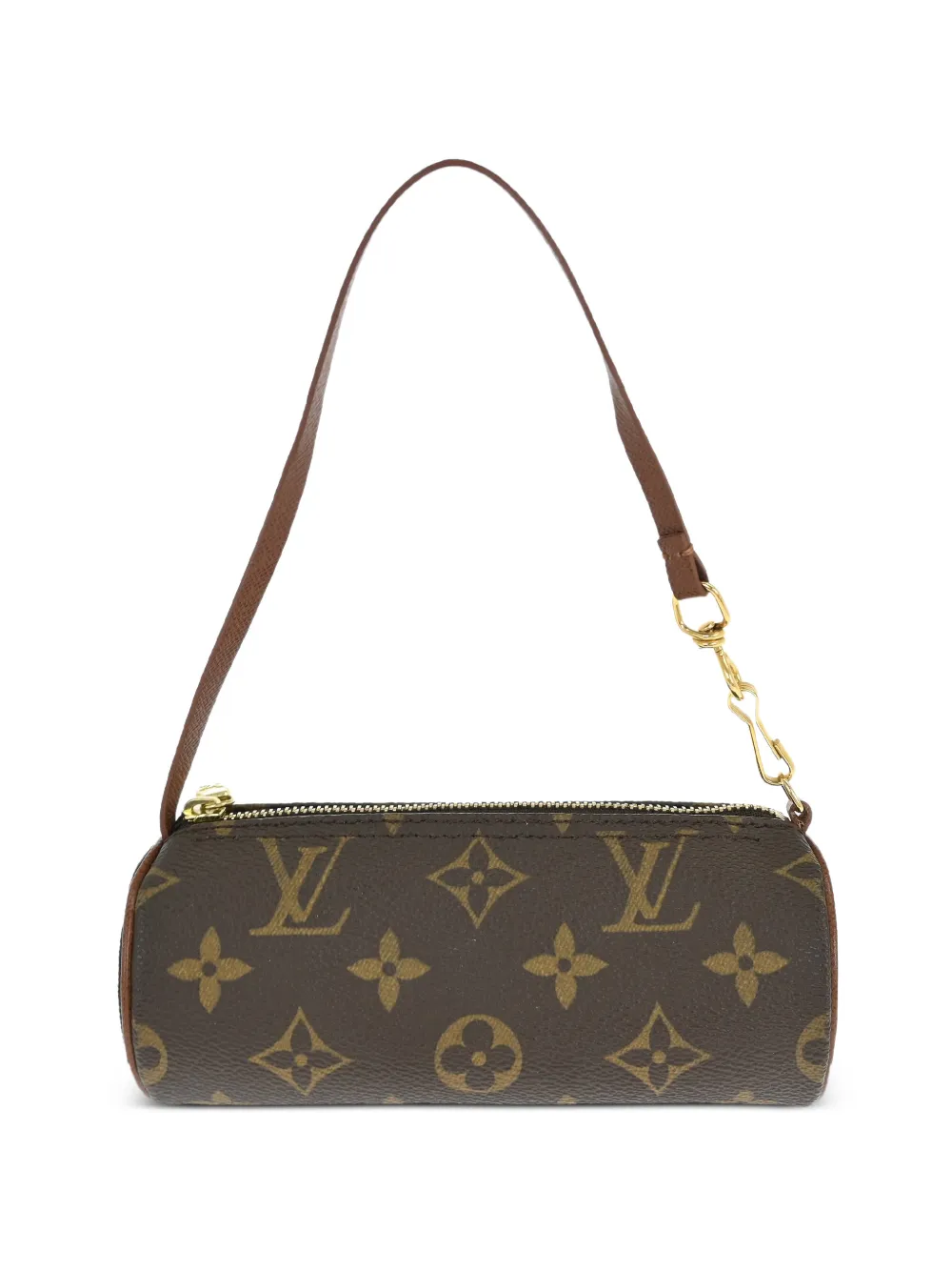 Louis Vuitton Pre-Owned 1990s Papillon monogram attached pouch bag - Marrone