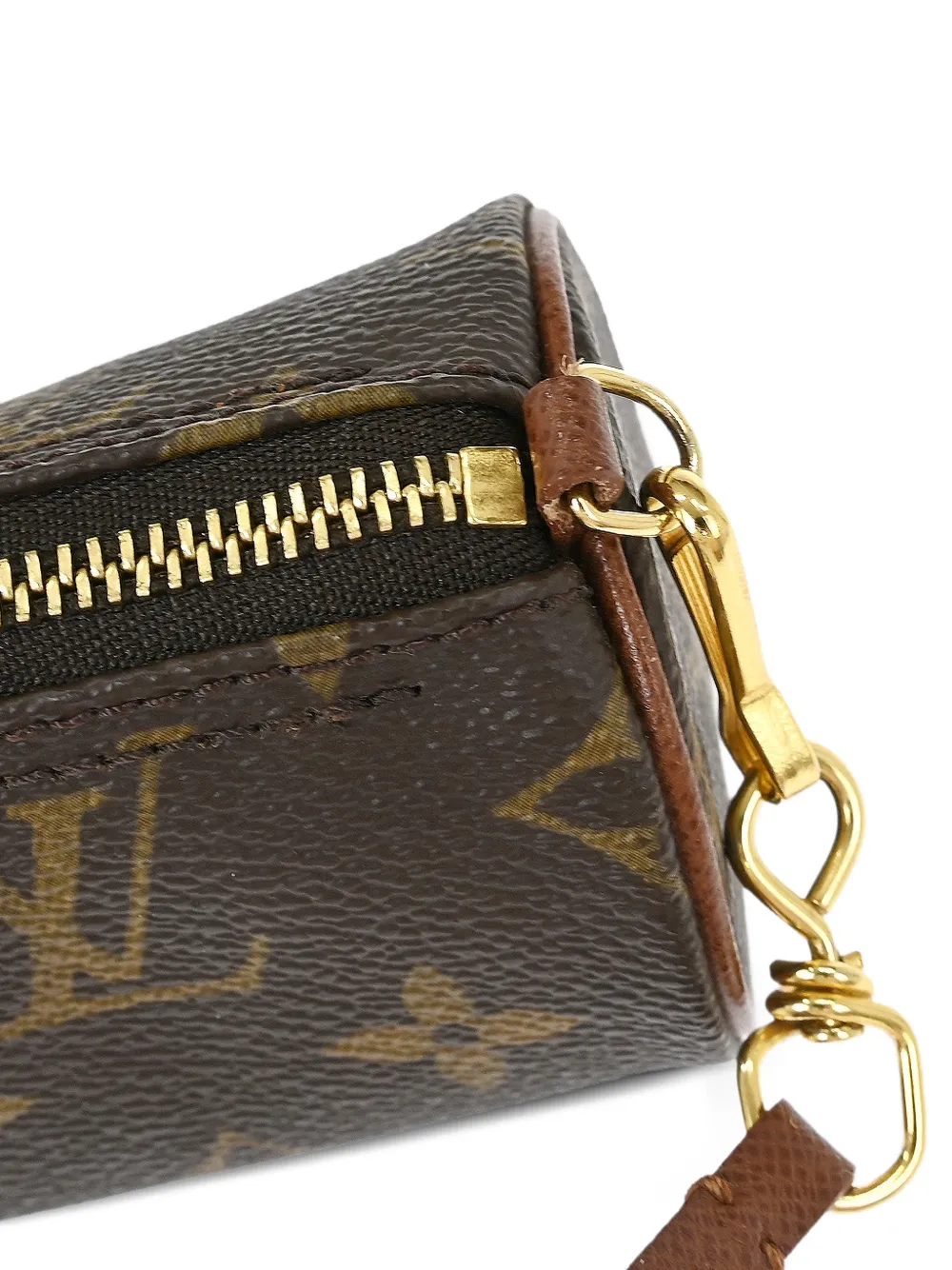 1990s Papillon Monogram Attached Pouch Bag
