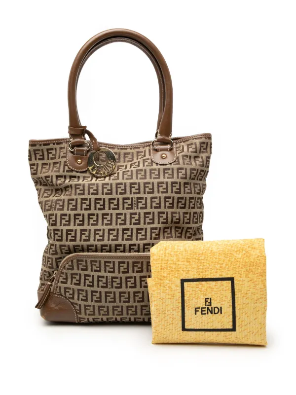 Fendi Pre-Owned 2000-2010 Zucchino Canvas Chef Front Pocket