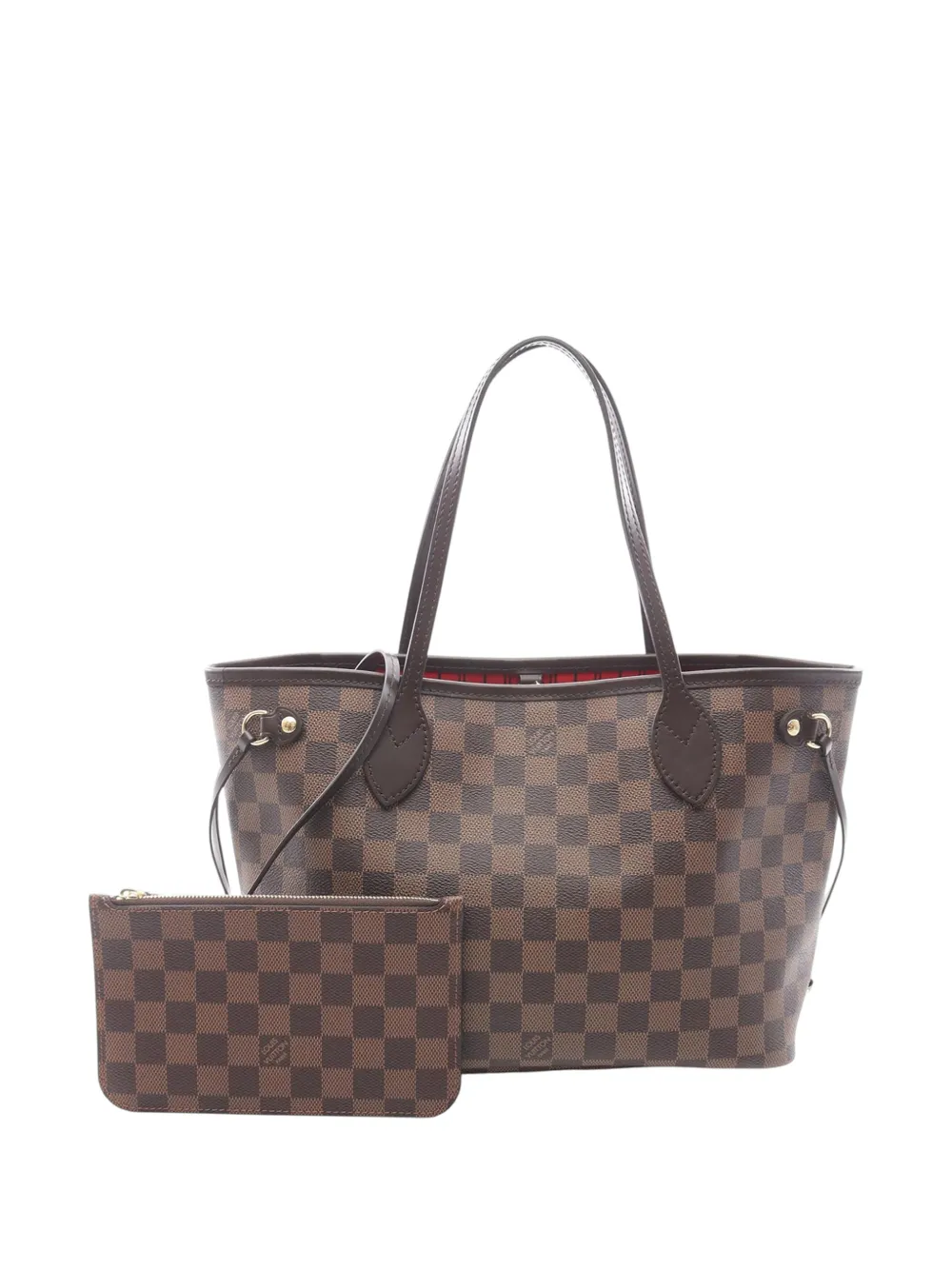 Louis Vuitton Pre-Owned 2021-2026 Damier Ebene Neverfull PM tote bag - Marrone