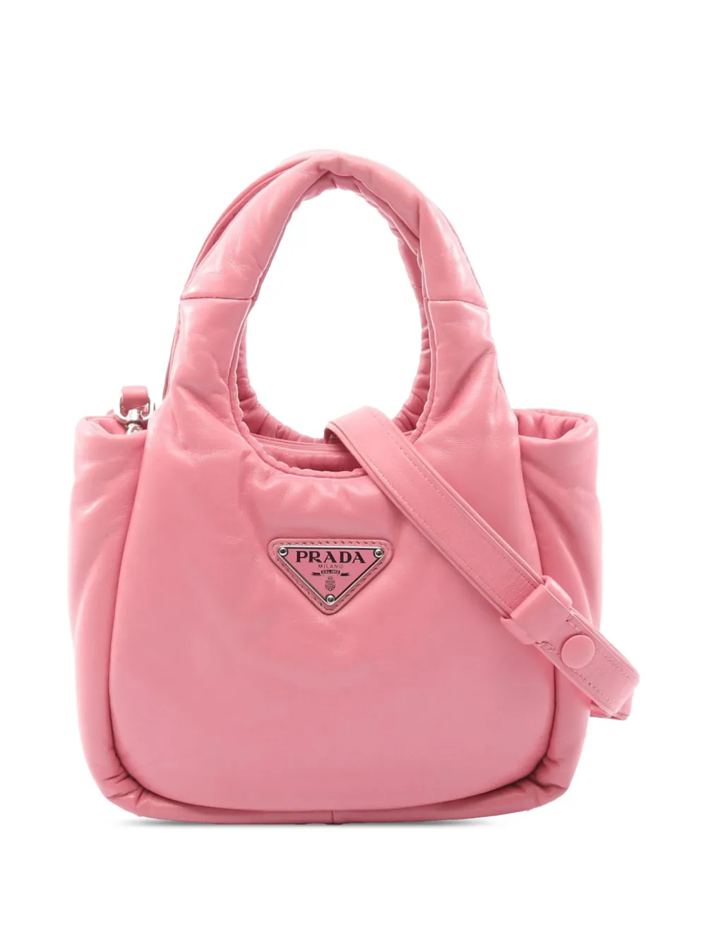 Prada Pre-Owned 2013-2026 Padded Leather satchel - Rosa