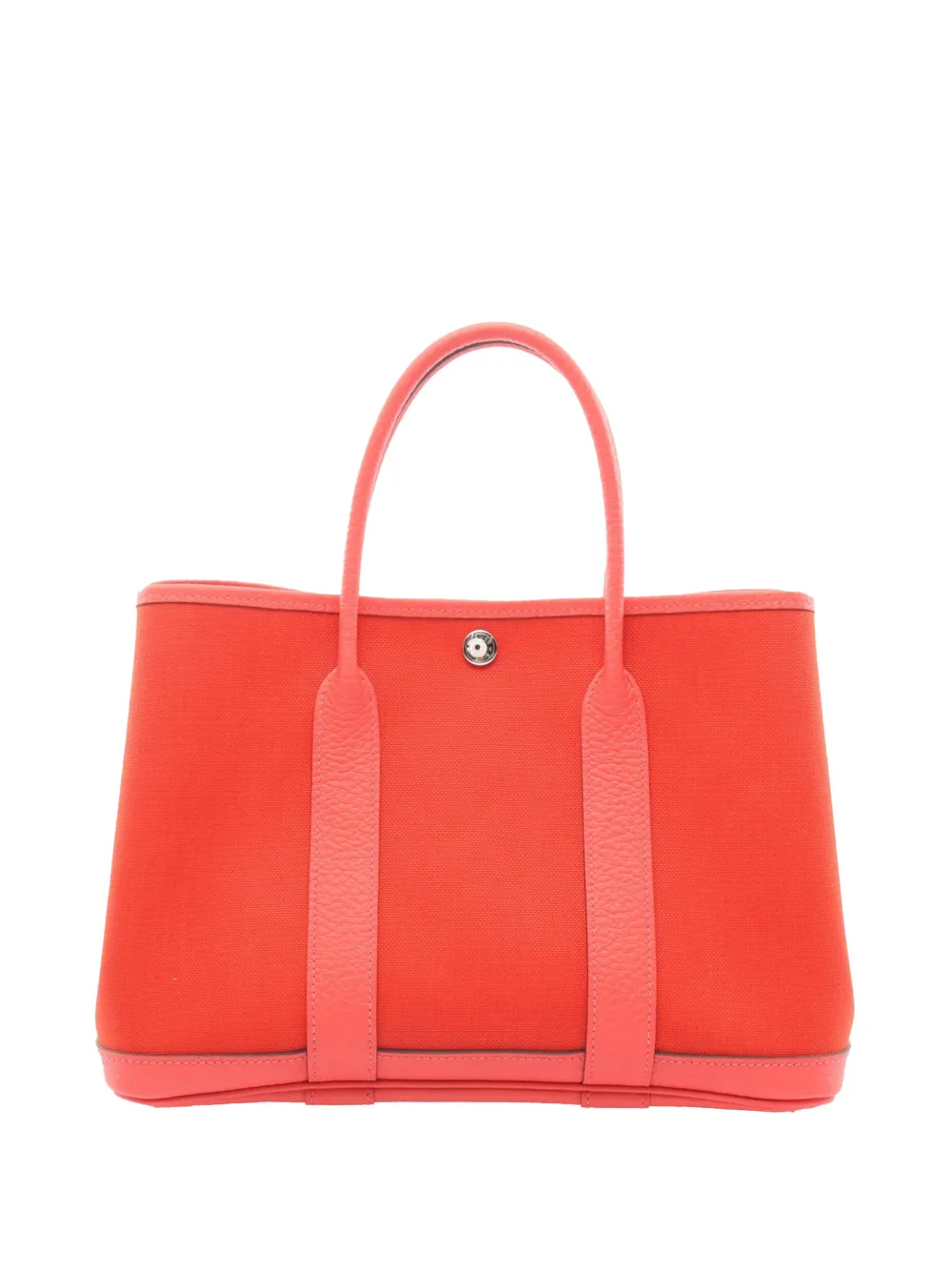 Hermès Pre-Owned 2020 Toile and Negonda Garden Party 30 satchel - Rosso