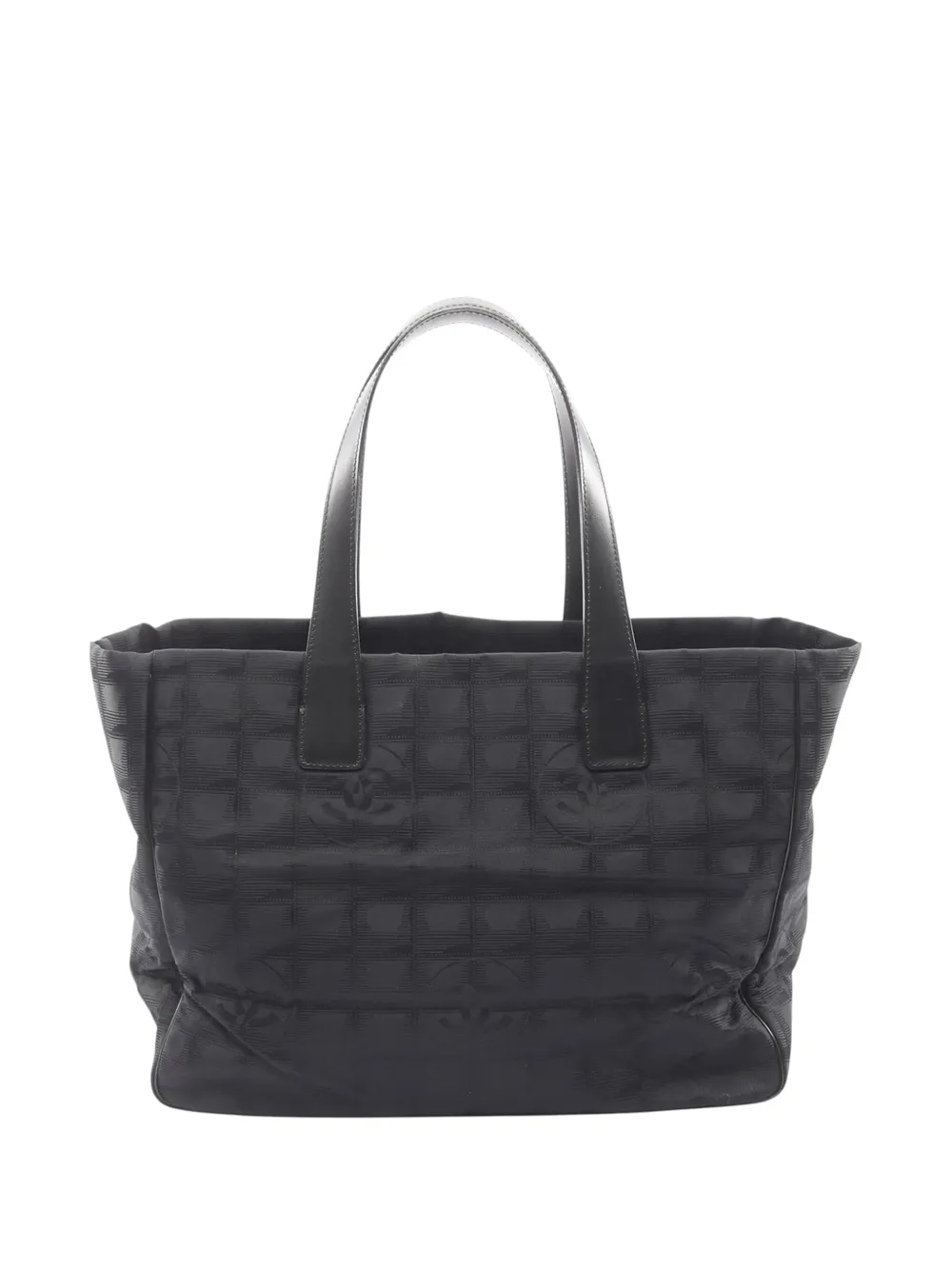 CHANEL Pre-Owned 2005-2006 Canvas New Travel Line MM tote bag - Nero