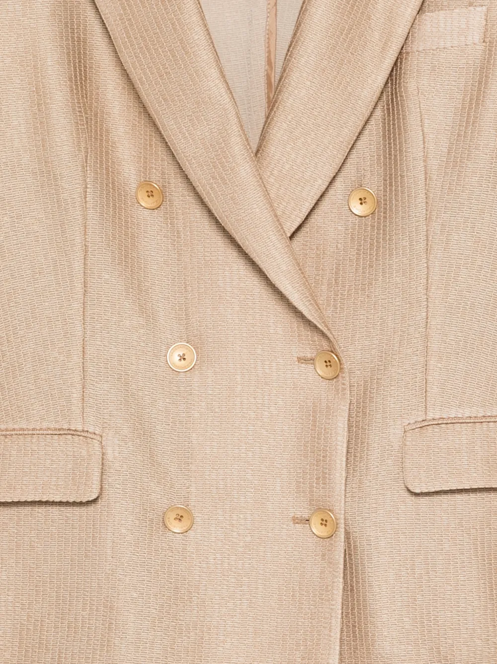 Tagliatore Blazer met dubbele rij knopen Beige
