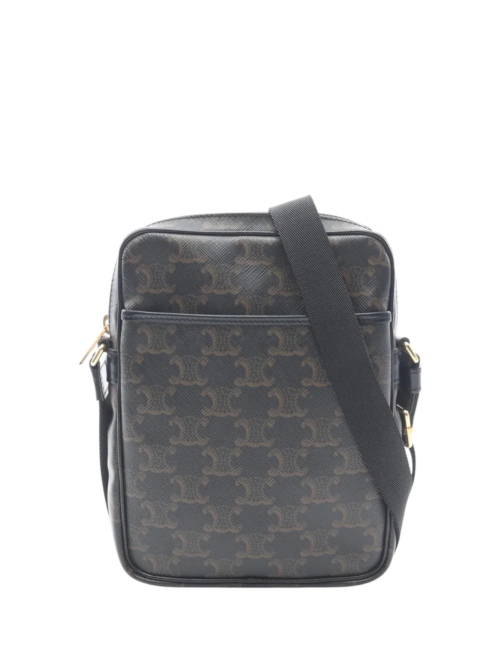 Celine Pre-Owned 2010-2026 Triomphe Messenger Bag shoulder bag - Nero