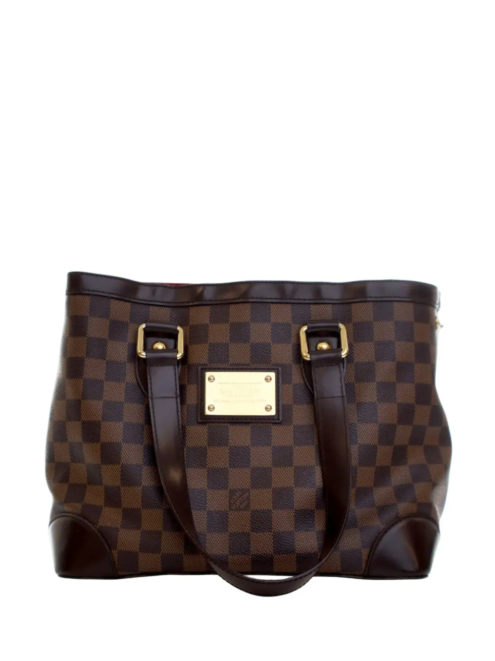 Louis Vuitton Pre-Owned 2008 Damier Ebene Hampstead PM tote bag - Marrone