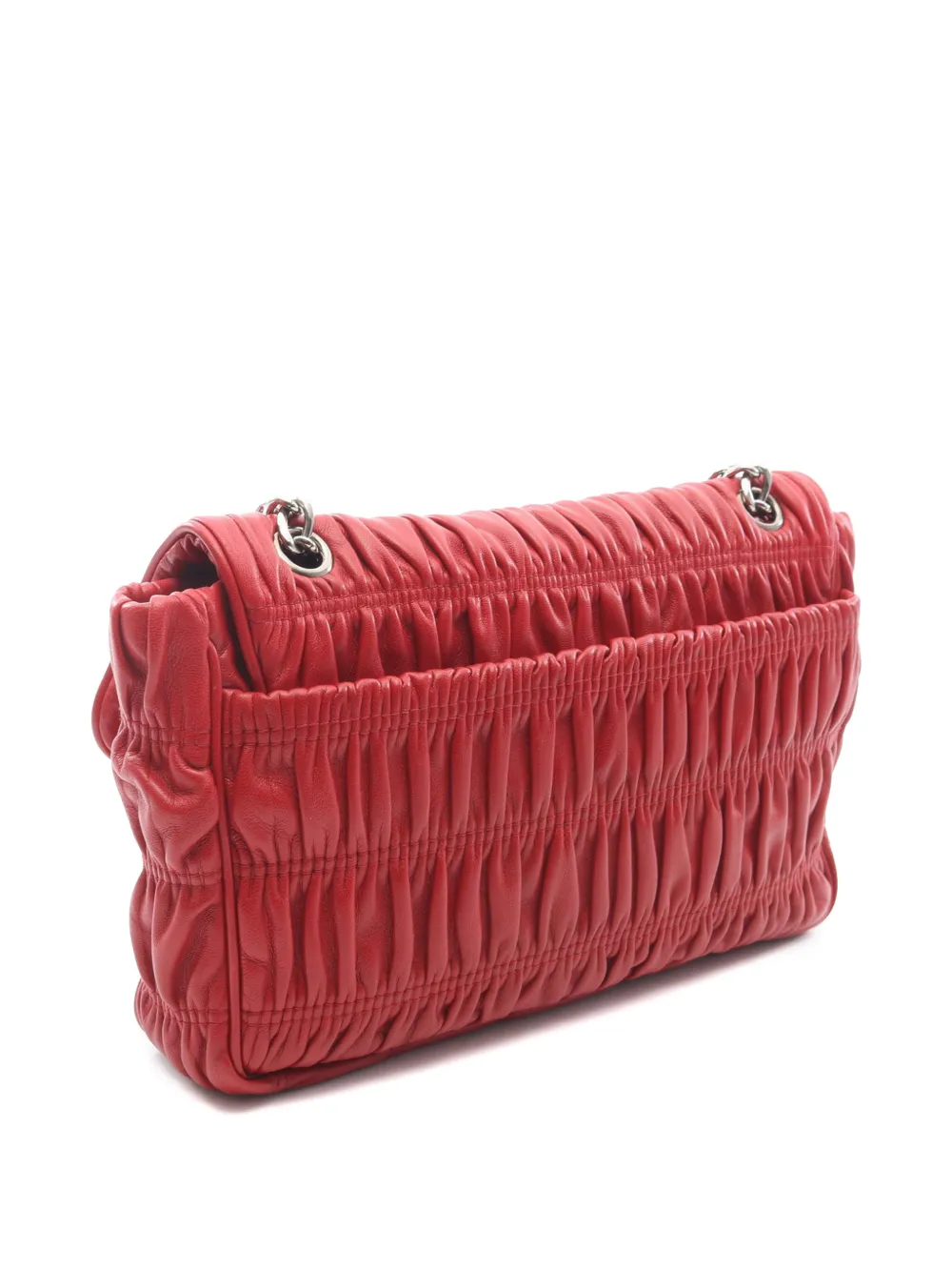 プラダ PRADA ナッパゴーフル サウンドロック ショルダーバッグ バッグ レザー レディース レッド系 1BD139 【中古】 楽天市場】≪最大6万円OFFクーポン≫プラダ PRADA ナッパゴーフル