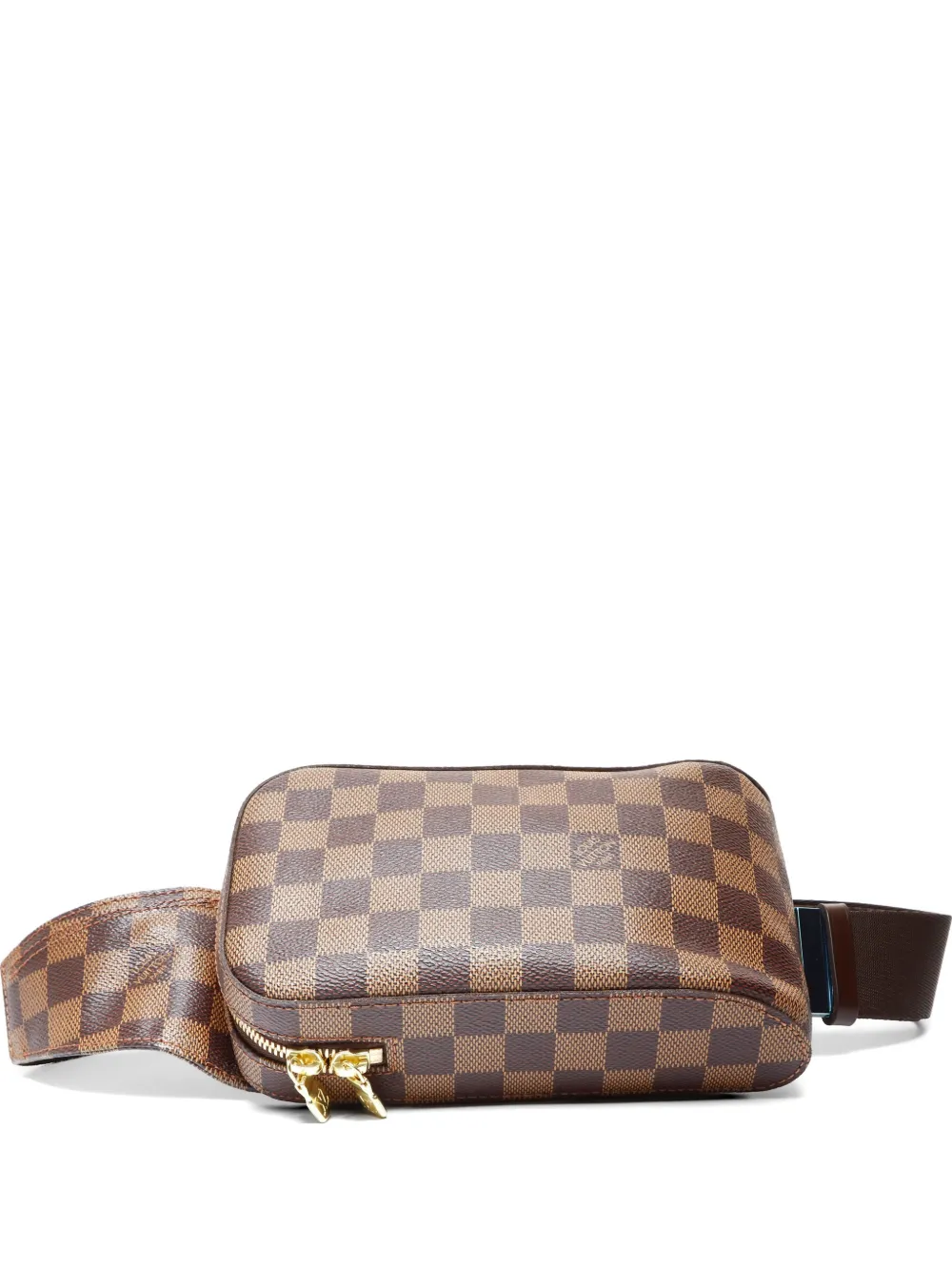 Louis Vuitton Pre-Owned 2004 Geronimos Damier Ebene shoulder bag - Marrone