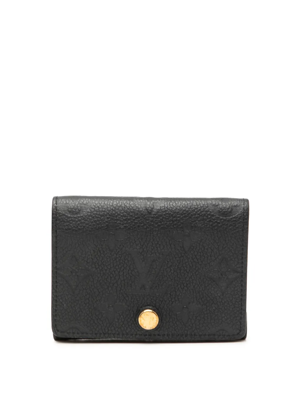 Louis Vuitton Pre-Owned 2021-2025 Monogram Empreinte Business card holder - Nero