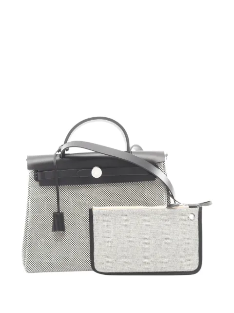 Hermès Pre-Owned 2025 Toile Herbag Zip 31 satchel